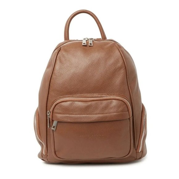 Maison Heritage Handbags - Maison Heritage Womens Paris Leather Backpack Purse Brown Made in Italy NWT